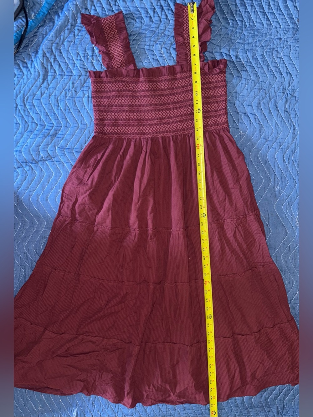 Hill House Ellie Nap Burgundy Excellent condition. M/L Size Tag missing - Picture 7 of 12